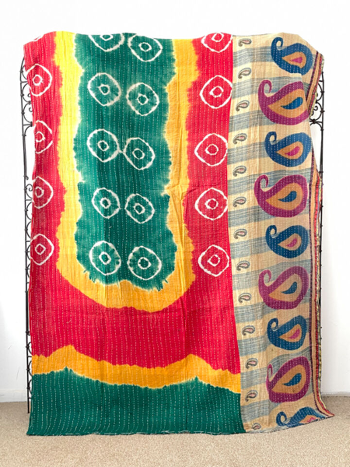Vintage Kantha Quilt 94