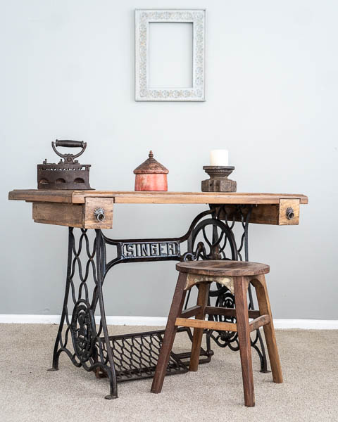 Vintage singer outlet furniture
