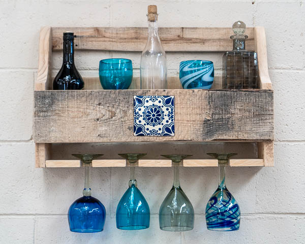 Rustic Wine Glass Rack 3