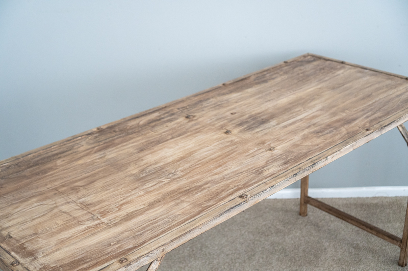 Vintage Folding Table Brown furniture lighting decor