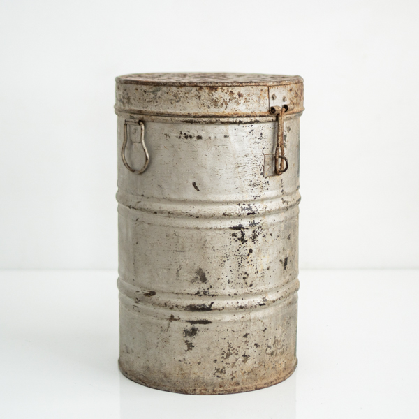 Vintage Indian Storage Canister D