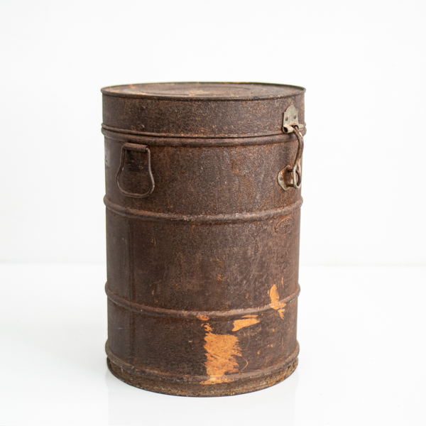 Vintage Indian Storage Canister F