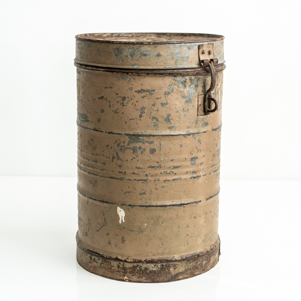 Vintage Indian Storage Canister O