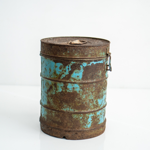 Small Vintage Indian Storage Canister B