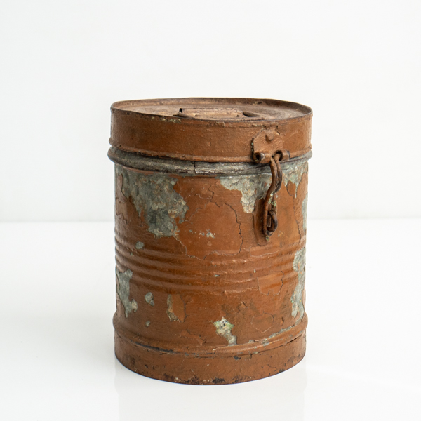 Small Vintage Indian Storage Canister M