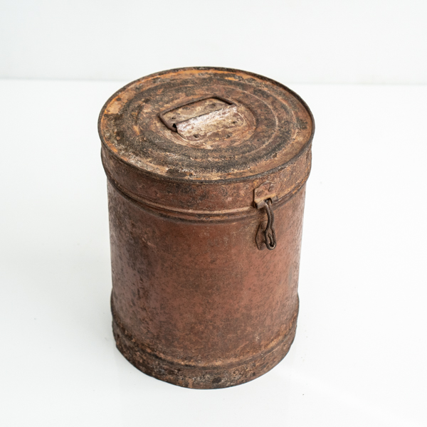 Small Vintage Indian Storage Canister N