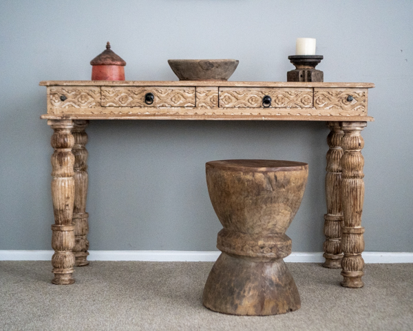 Vintage Ukhali Stool Natural B