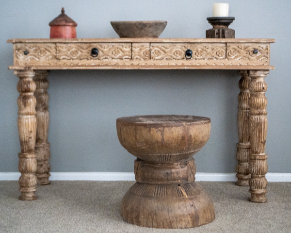 Vintage Ukhali Stool Natural E