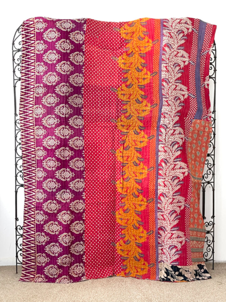 Vintage Kantha Quilt 95