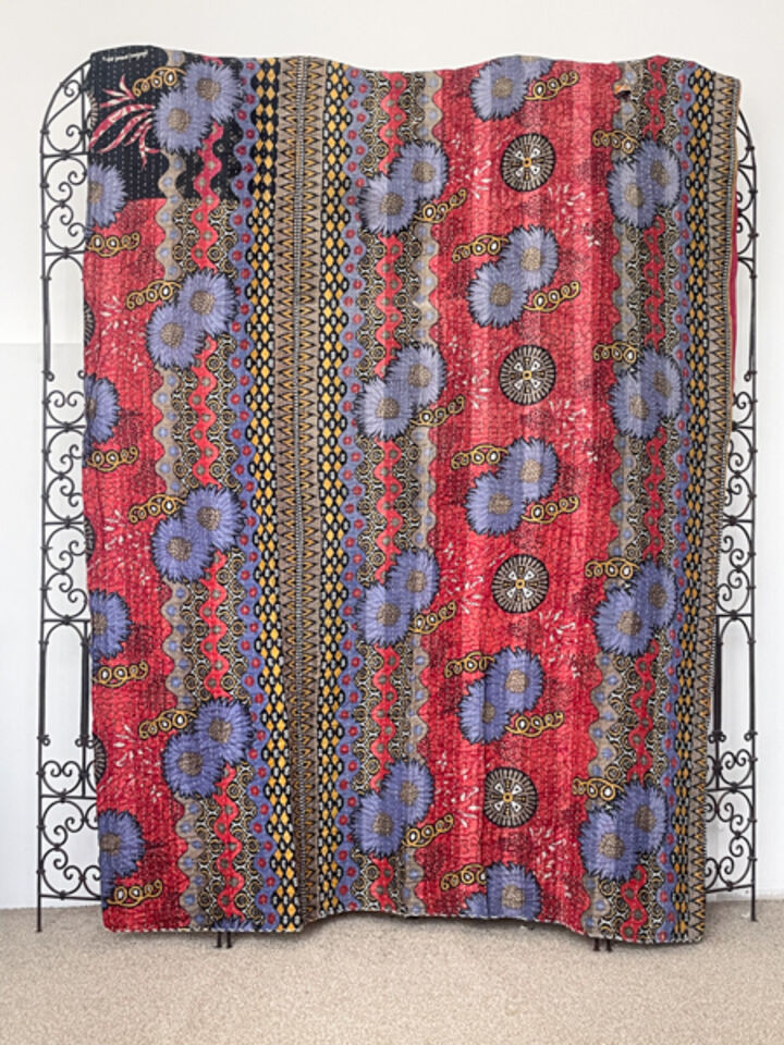 Vintage Kantha Quilt 102