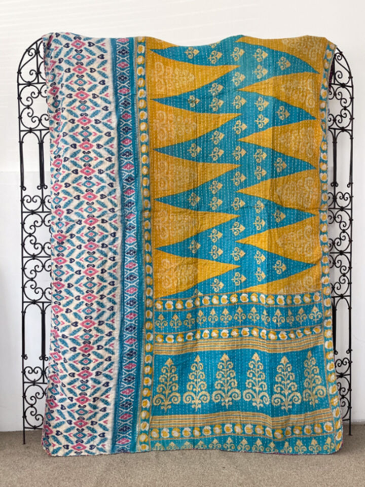 Vintage Kantha Quilt 103
