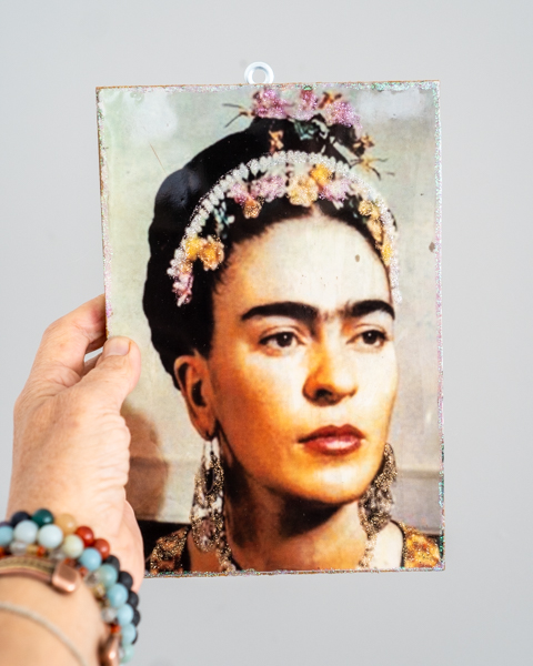Medium Frida Kahlo Plaque 2 - furniture - lighting - decor