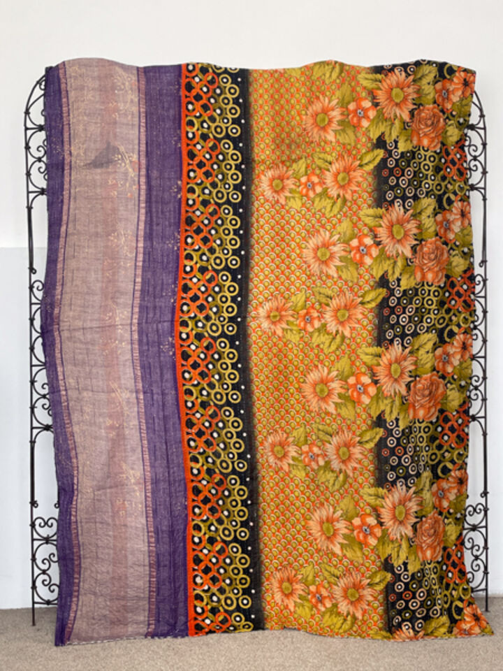 Vintage Kantha Quilt 109
