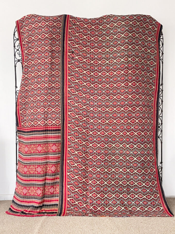 Vintage Kantha Quilt 113