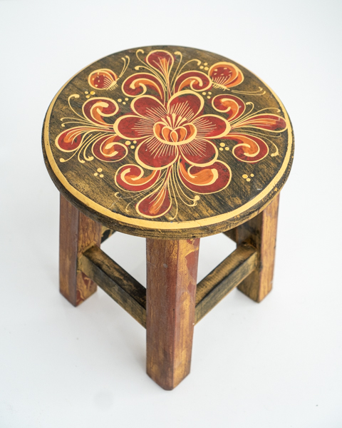 Mexican Painted Kids Stool