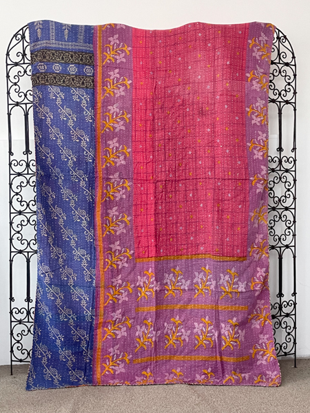 Vintage Kantha Quilt 121