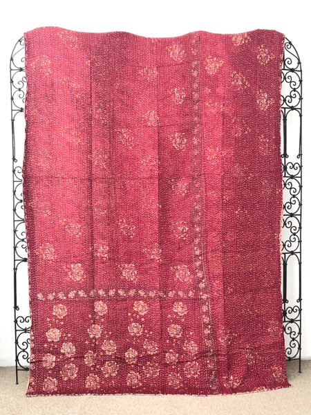 Vintage Kantha Quilt 127