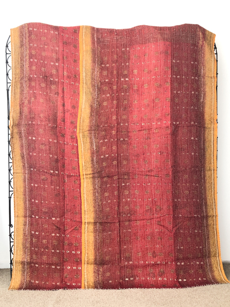 Vintage Kantha Quilt 131