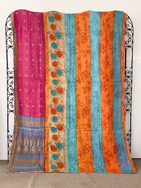 Vintage Kantha Quilt 135