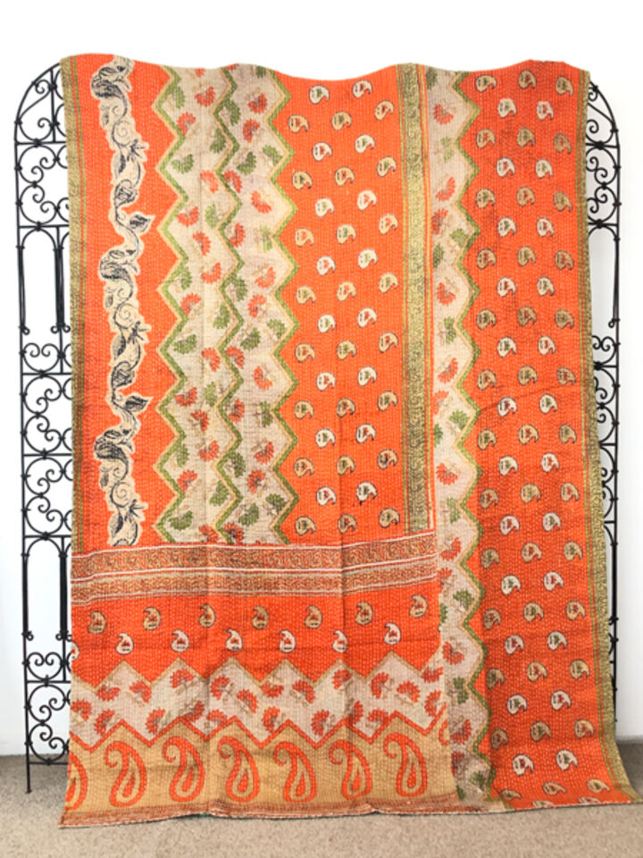 Vintage Kantha Quilt 142