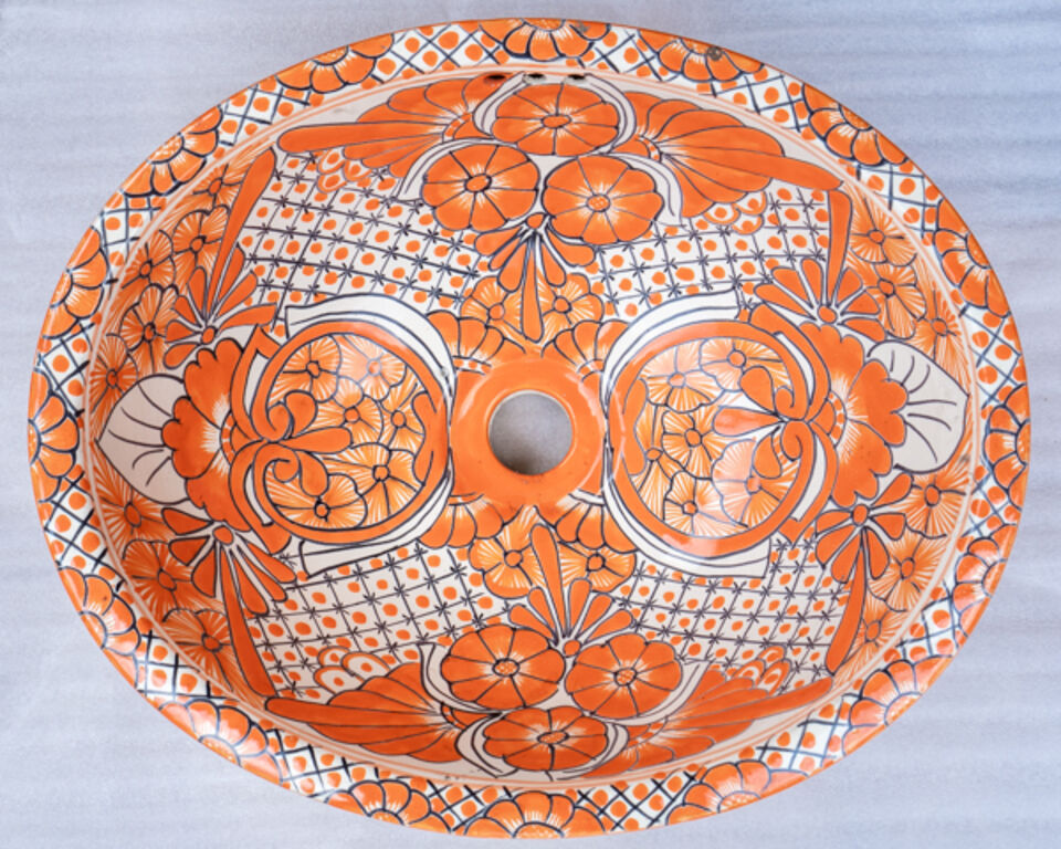 Medium Talavera Hand Basin 45