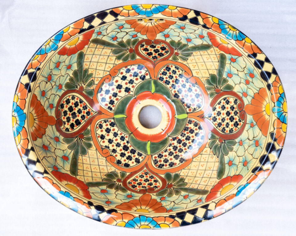 Medium Talavera Hand Basin 51