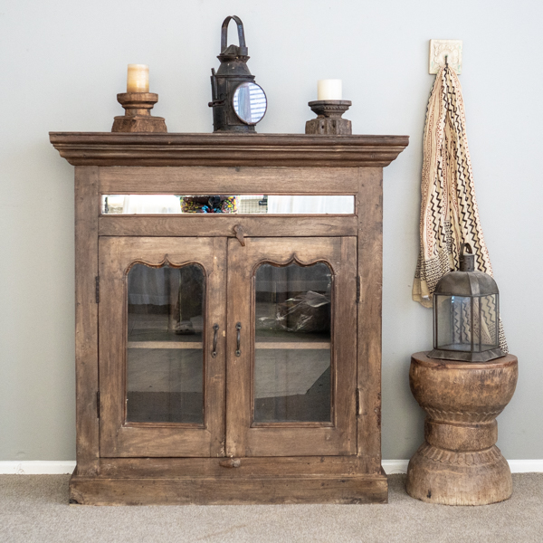 Mirrored Vintage Cabinet