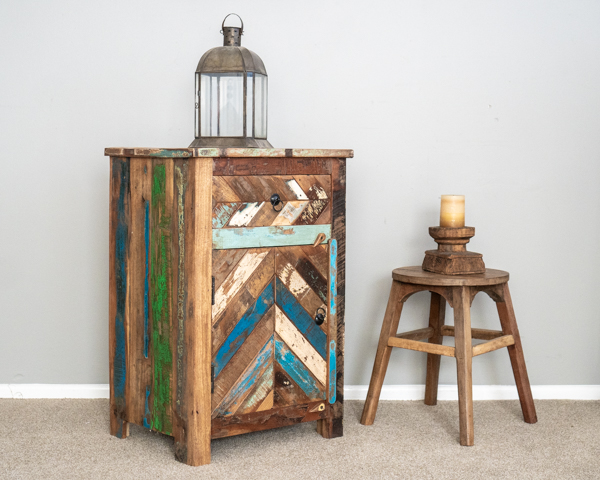 Rustic Indirah Bedside Table B
