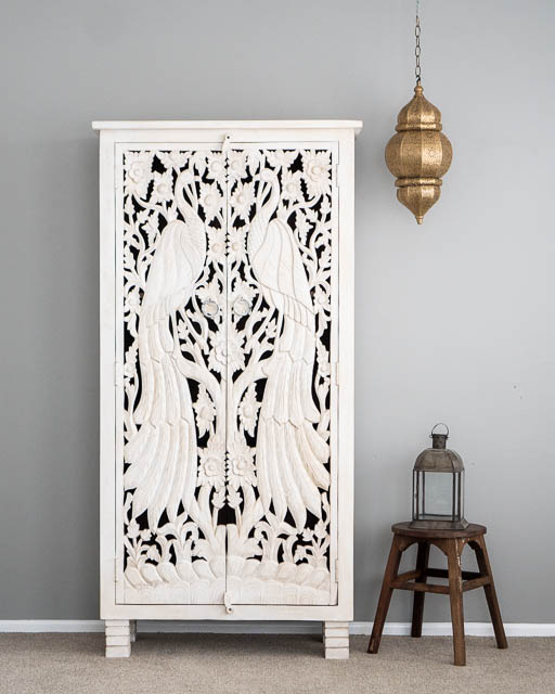 Peacock Tallboy White