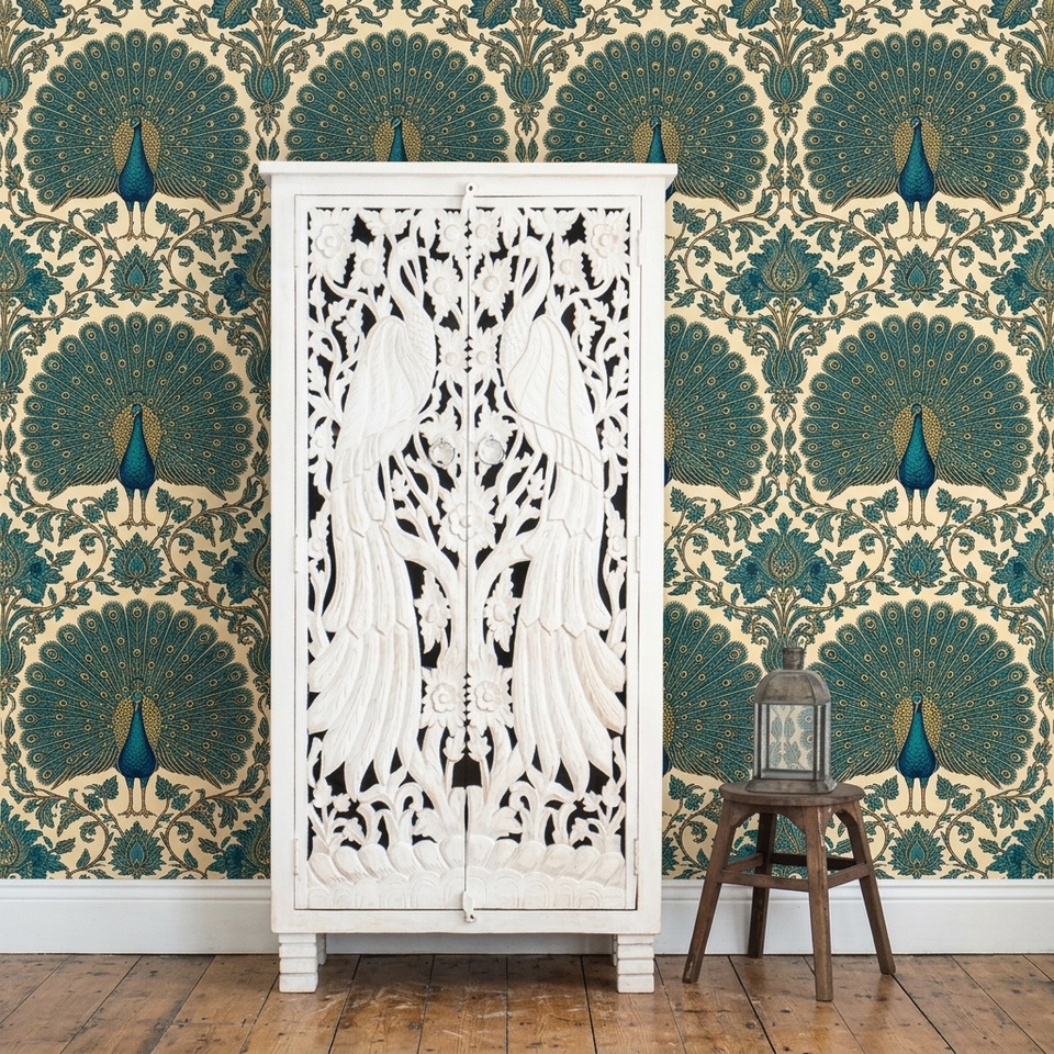 Peacock Tallboy White