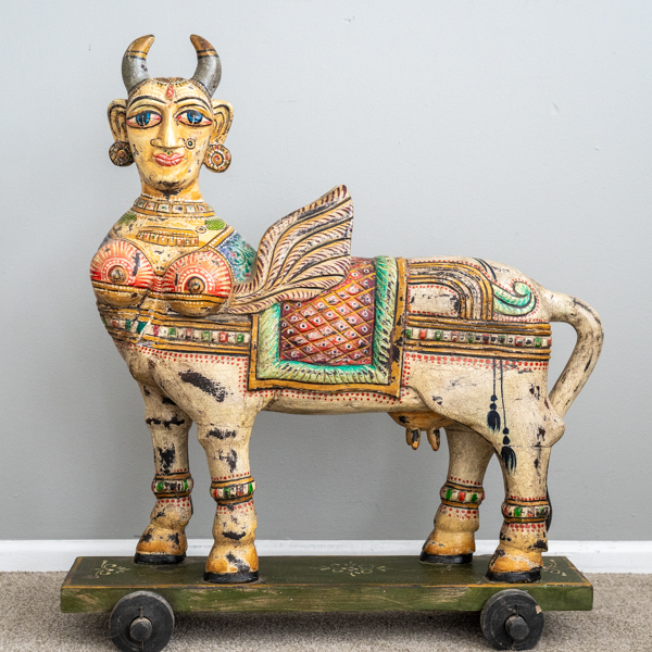Kamadhenu Cow Goddess Carving