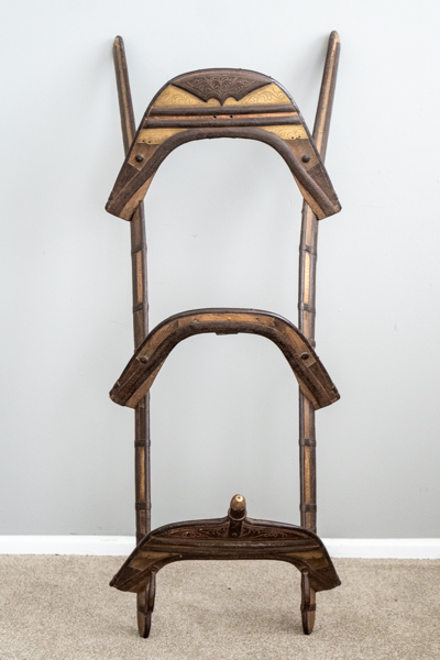 Vintage Camel Saddle Towel Rack