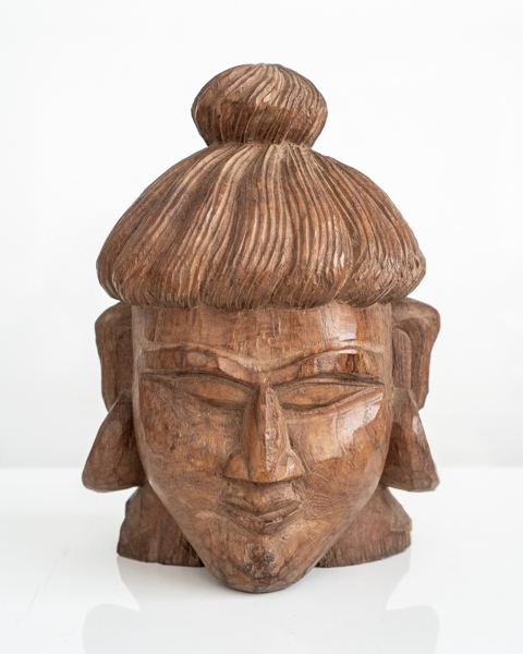 Wooden Buddha Head B