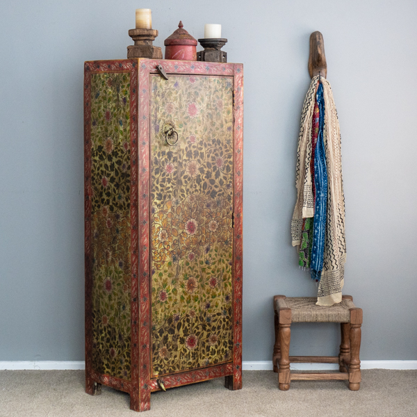 Hand Painted Boho Tallboy 1