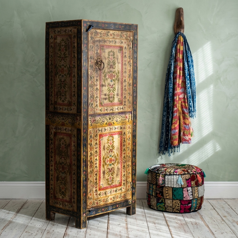 Hand Painted Boho Tallboy 3