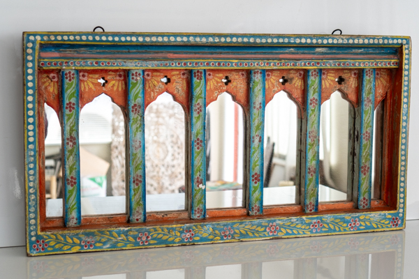 Wooden Jharokha Mirror 1