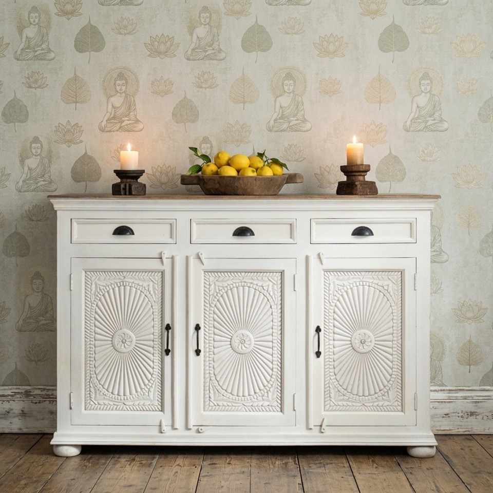 Dayita Sideboard White