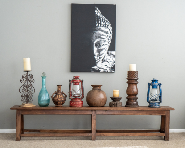 Long Indian Bench Seat