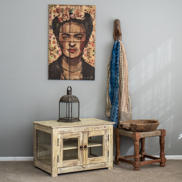 Yellow Vintage Cabinet