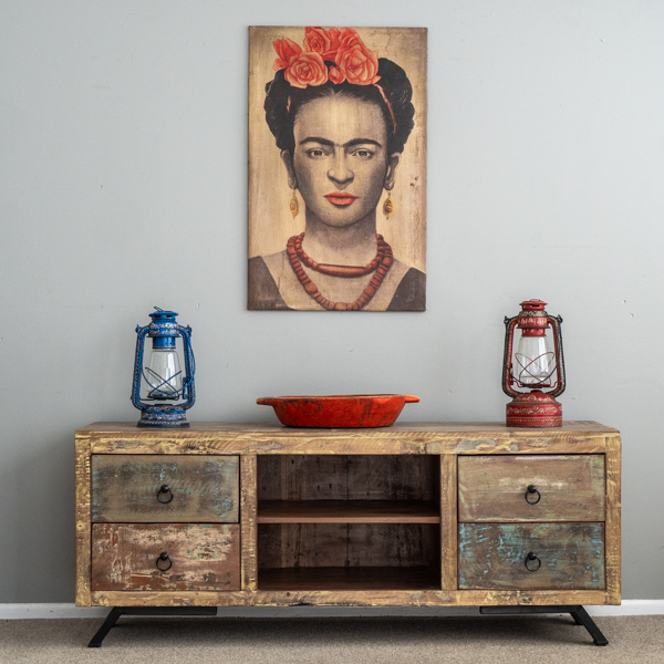 Rustic Industrial TV Cabinet
