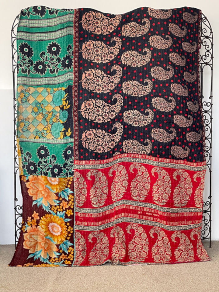 Vintage Kantha Quilt 2