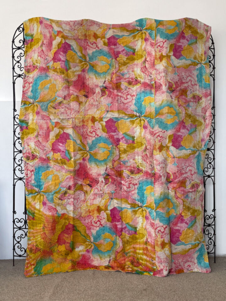 Vintage Kantha Quilt 7