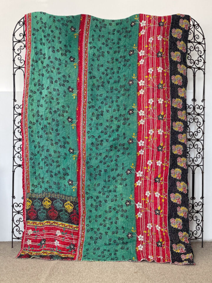 Vintage Kantha Quilt 10