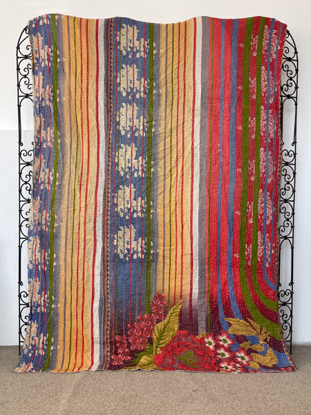 Vintage Kantha Quilt 14