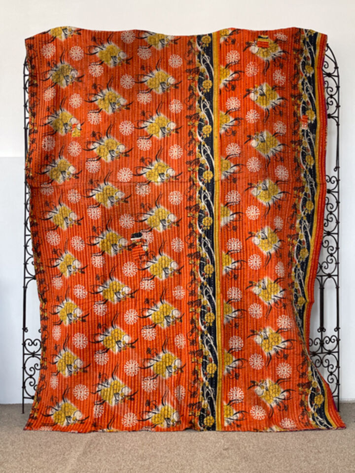 Vintage Kantha Quilt 17