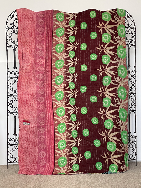 Vintage Kantha Quilt 41
