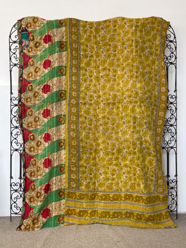 Vintage Kantha Quilt 45