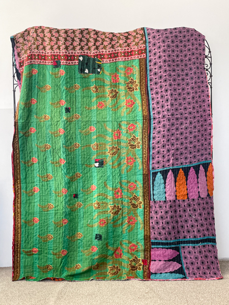 Vintage Kantha Quilt 51