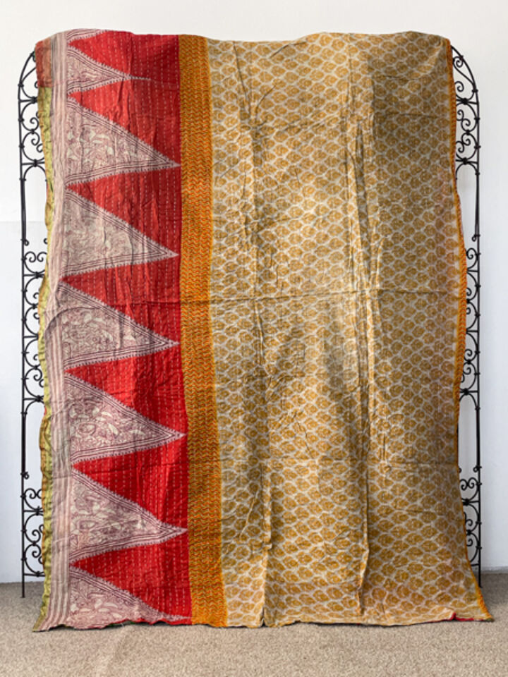 Vintage Kantha Quilt 52