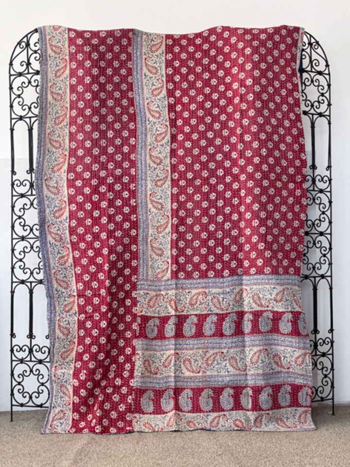 Vintage Kantha Quilt 55